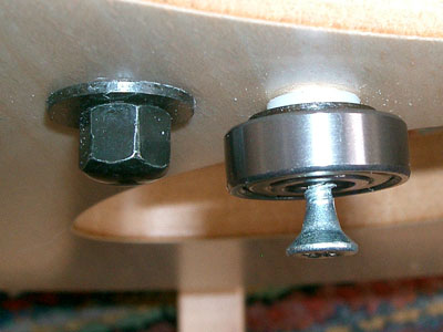 loose screw without footman