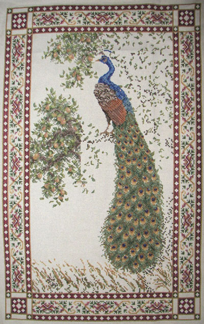 peacock tapestry whole