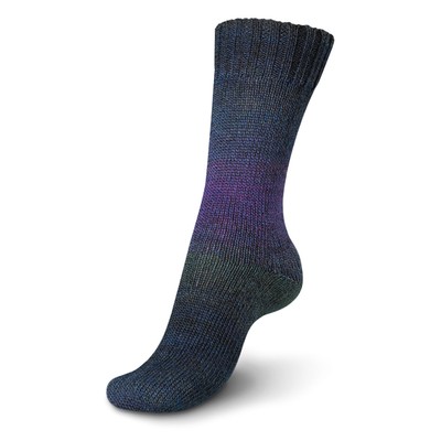 sock showing colour gradations